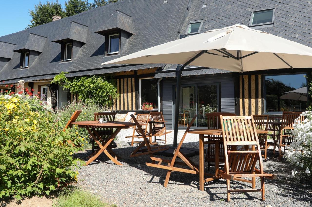 Le Lit De La Saane Panzió Auzouville-sur-Saâne Kültér fotó